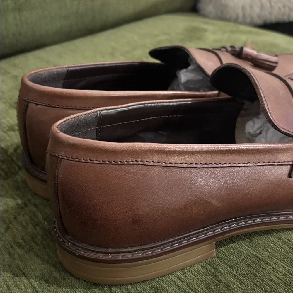 Silver Street London Men’s Tassel Leather Loafer Shoes‎ Size 10